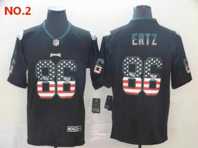 Men's Philadelphia Eagles #86 Zach Ertz Jersey NO.2;